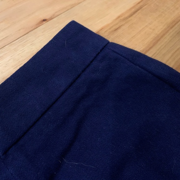 Gap Navy Clean Academia Blue Cotton Pencil Skirt - Picture 7 of 8